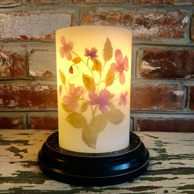Candle Sleeve - Violets