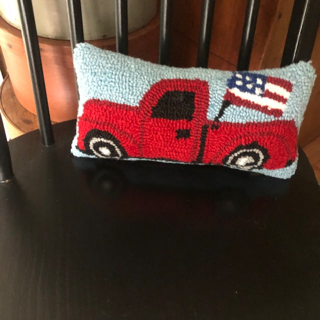 Pillow Red Truck (6x12) Personally Yours