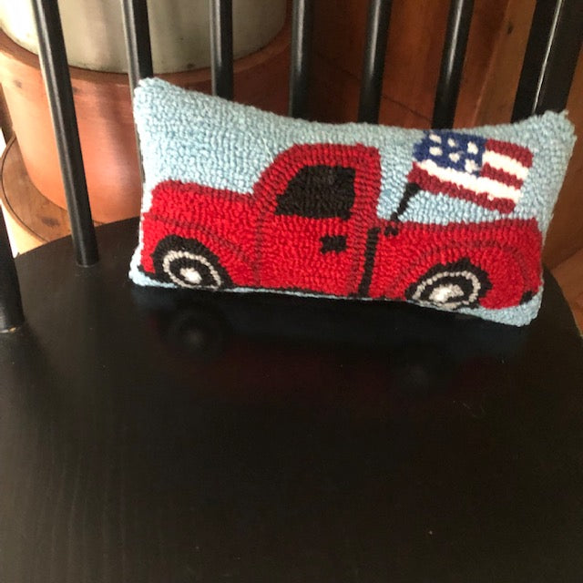 Pillow - Red Truck (6x12)